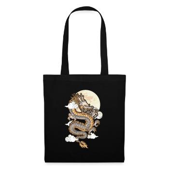 Année du Dragon 2024 - Sac en tissu - noir - Devant