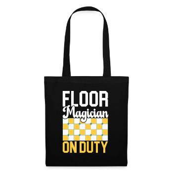 Carreleur Profession Carrelage Couche De Sol Carrelage - Sac en tissu - noir - Devant