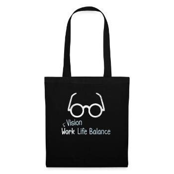 Vision Work-life-balance - Optometrist Profession - Tote Bag - black - Front