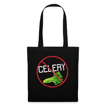 No Celery Allergy Awareness Warning Allergic - Tote Bag - black - Front