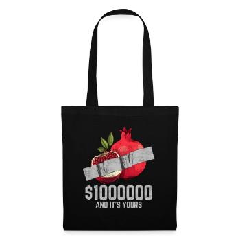Duct Tape Pomegranate Fruit Lover Funny Quote - Tote Bag - black - Front