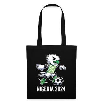 Nigeria 2024 Nigerian Eagle Football Supporter Jersey - Tote Bag - black - Front