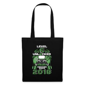Gaming .6 Anniversaire 6 ans Gamer - Sac en tissu - noir - Devant