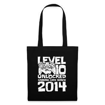 Gaming 10e anniversaire 10 ans Gamer - Sac en tissu - noir - Devant