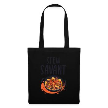 Cioppino Lover Foodie Nourriture Mer Américaine - Sac en tissu - noir - Devant