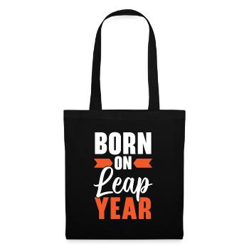 Happy Birthday Leap Year February 29 Leap Day - Tote Bag - black - Front