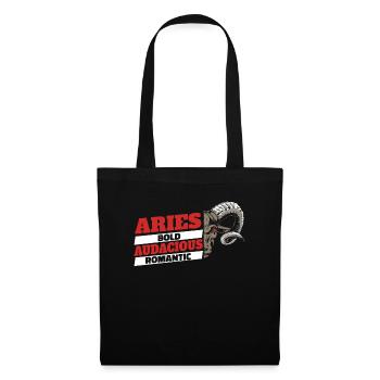 Aries Zodiac Signs Features - Tote Bag - black - Front