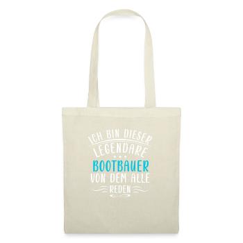Lustige Bootbauer Sprüche Schiff Wasser Handwerk - Tote Bag - nature - Front