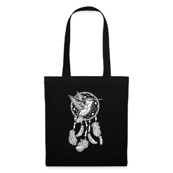 Hummingbird Dream Catcher - Tote Bag - black - Front
