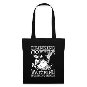 Hummingbird Coffee Bird - Tote Bag - black - Front