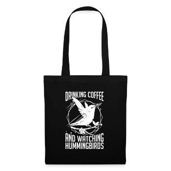 Hummingbird Coffee Bird - Tote Bag - black - Front
