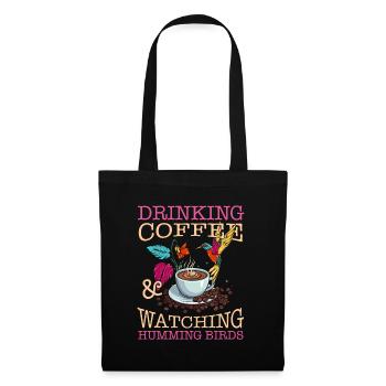 Hummingbird Coffee Bird - Tote Bag - black - Front