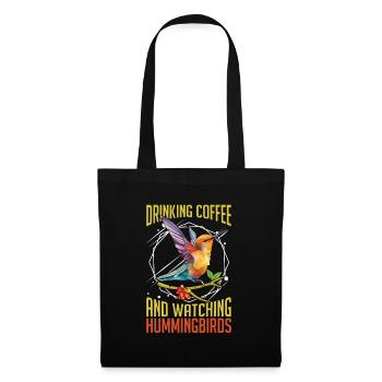 Hummingbird Coffee Bird - Tote Bag - black - Front