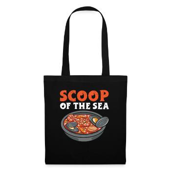 Cioppino Lover Foodie Nourriture Mer Américaine - Sac en tissu - noir - Devant