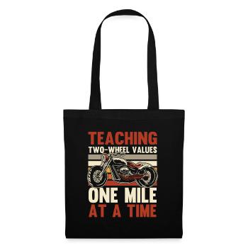 Motorrad Biker Motorbike Motorcycle Dad - Tote Bag - black - Front
