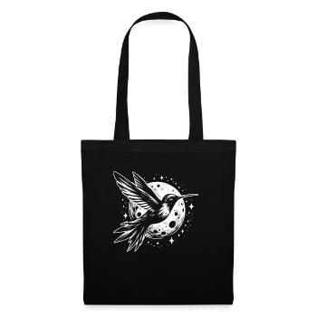 Hummingbird Dreamcatcher Bird - Tote Bag - black - Front