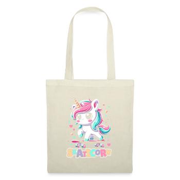 Skateboard Skater Licorne Skaticorn - Sac en tissu - nature - Devant