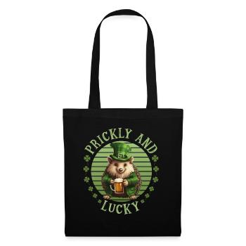 Hérisson de la Saint-Patrick - Sac en tissu - noir - Devant
