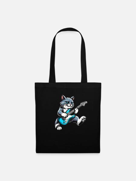 E Gitarre Elektrogitarre - Stoffbeutel - Schwarz