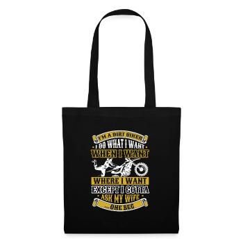 Mx Motocross Dirt Bike - Sac en tissu - noir - Devant