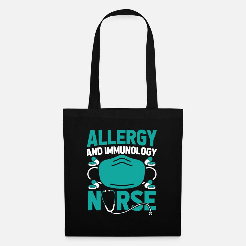 Krankenschwester Allergy And Immunology Nurse - Stoffbeutel - Schwarz