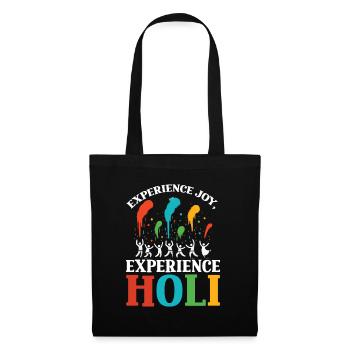 Happy Holi Greetings Hinduism Indian Festival - Tote Bag - black - Front