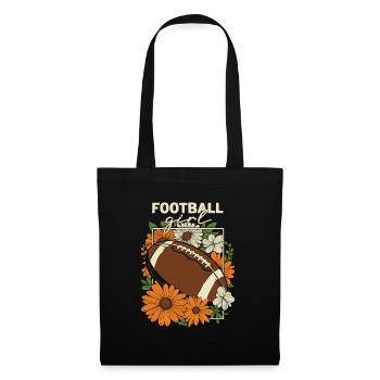 American Football Football Girl - Tote Bag - black - Front