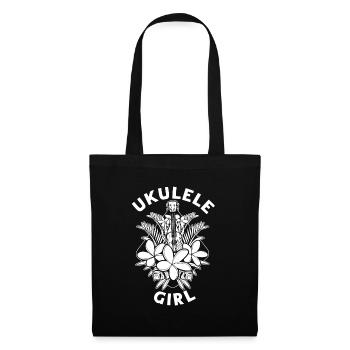 Ukulélé Ukulélé Fille - Sac en tissu - noir - Devant