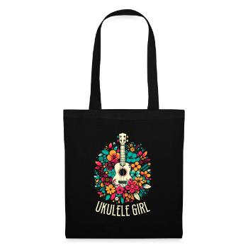 Ukulélé Ukulélé Fille - Sac en tissu - noir - Devant