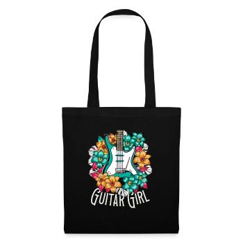 Guitare électrique Guitare électrique Guitar Girl - Sac en tissu - noir - Devant