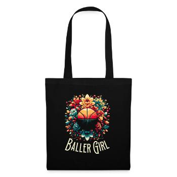 Basket-ball Fille Baller Fille - Sac en tissu - noir - Devant
