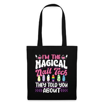 Nail Technician I'm The Magical - Stoffbeutel - Schwarz - Vorne