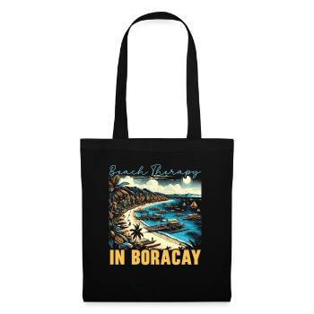 Boracay Philippines Vacances d’été Boaracay Beach - Sac en tissu - noir - Devant