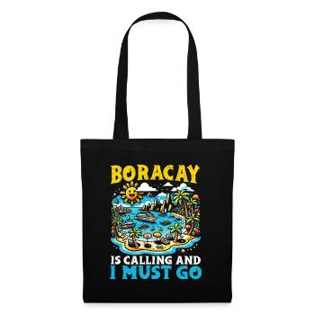 Boracay Philippines Vacances d’été Boaracay Beach - Sac en tissu - noir - Devant