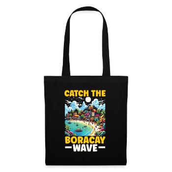 Boracay Philippines Vacances d’été Boaracay Beach - Sac en tissu - noir - Devant