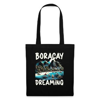 Boracay Philippines Vacances d’été Boaracay Beach - Sac en tissu - noir - Devant