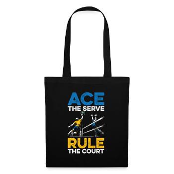 Volley-ball Volley-ball - Sac en tissu - noir - Devant