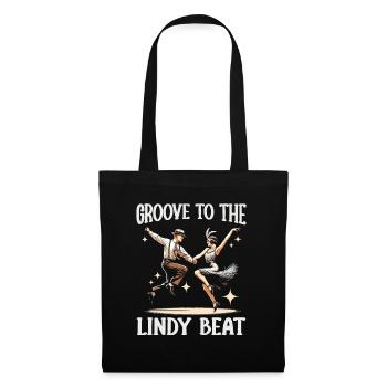 Lindy Hop Dancer Swinging Dancing Swing Dance - Tote Bag - black - Front