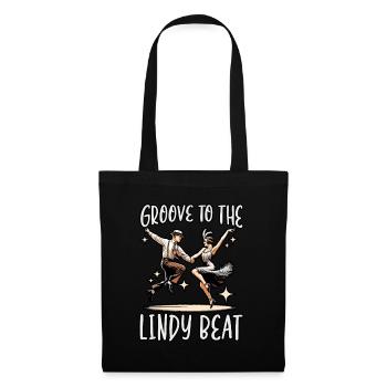 Lindy Hop Dancer Swinging Dancing Swing Dance - Tote Bag - black - Front