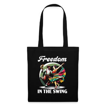 Lindy Hop Dancer Swinging Dancing Swing Dance - Tote Bag - black - Front