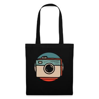Fotograf Fotografie Kamera - Stoffbeutel - Schwarz - Vorne