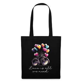 Lyrics Music Lovers Songwriters Music Festival - Tote Bag - black - Front
