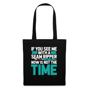 Sewing Sewing Machine - Tote Bag - black - Front