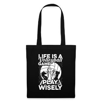 Volleyball Volleyball Chess - Tote Bag - black - Front