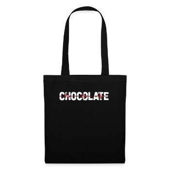 Chocolate Chocolate Ekg Heartbeat - Tote Bag - black - Front