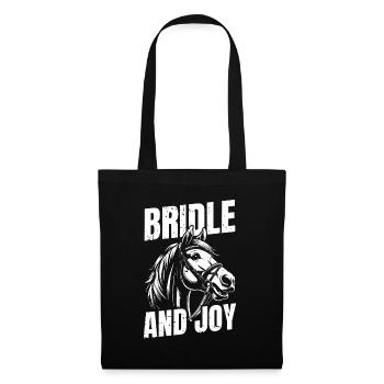 Horse Equestrian Sports - Tote Bag - black - Front