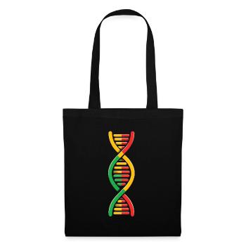 Le reggae est dans mon ADN - Sac en tissu - noir - Devant