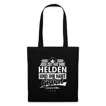 Jede Zeit hat Ihre Helden Ihr habt Gisbert - Stoffbeutel - Schwarz - Vorne