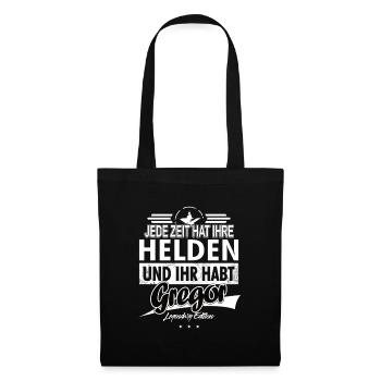 Every era has its heroes You have Gregor - Tote Bag - black - Front