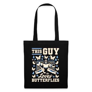 Gardien de but de hockey sur glace Gardien de but papillon - Sac en tissu - noir - Devant